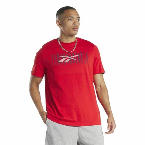 Kortærmet T-shirt til Mænd Reebok Graphic Series Rød M