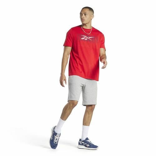 Kortærmet T-shirt til Mænd Reebok Graphic Series Rød M