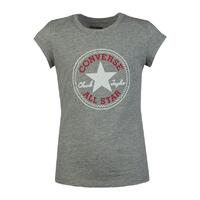 Børne Kortærmet T-shirt Converse Timeless Chuck Patch G Grå 13-15 år