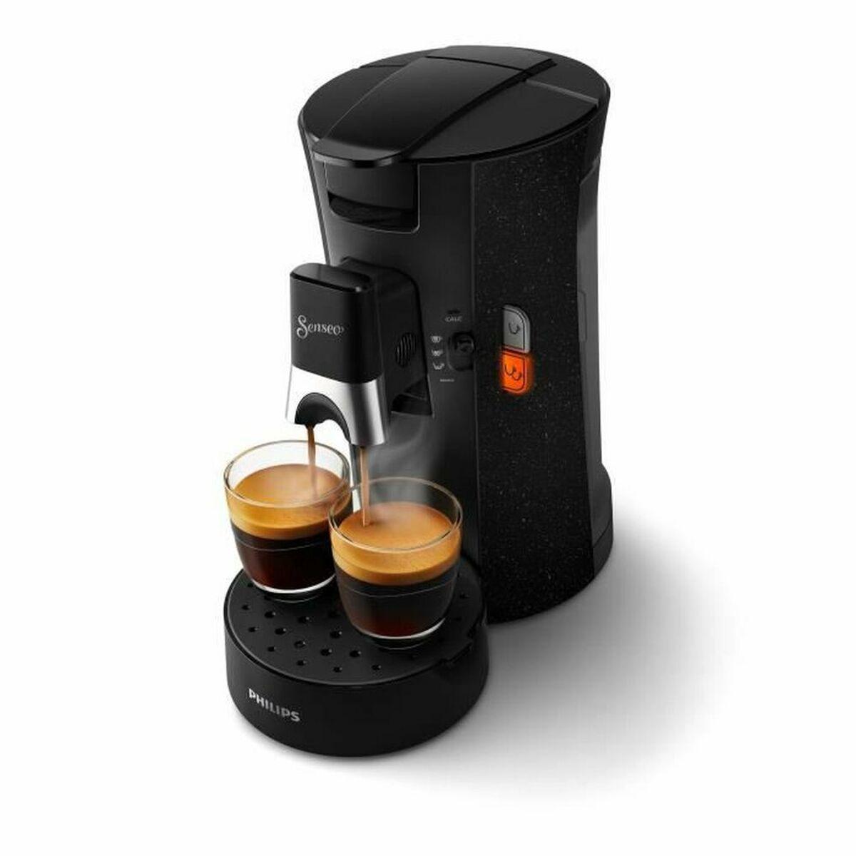 Philips Senseo Select Eco kapselkaffemaskine CSA240/21 - 1450 W, sort