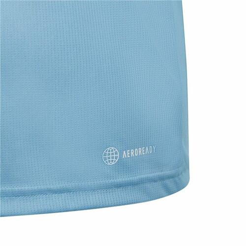 Børne Kortærmet T-shirt Adidas Training Essentials Lyseblå 7-8 år