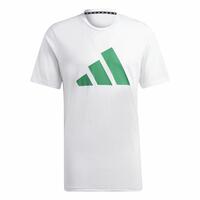 Kortærmet T-shirt til Mænd Adidas Train Essentials Hvid L
