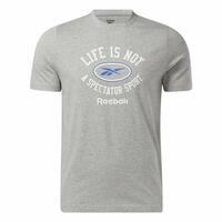 Kortærmet T-shirt til Mænd Reebok GS Not Spectator Grå S