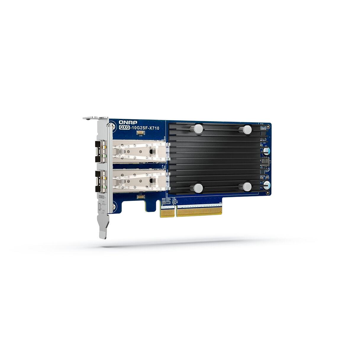 QNAP QXG-10G2SF-X710 - Netværksadapter - PCIe 3.0 x8 lavprofil - 10 Gigabit SFP+ x 2 - for P/N: SFP1G-SX-85