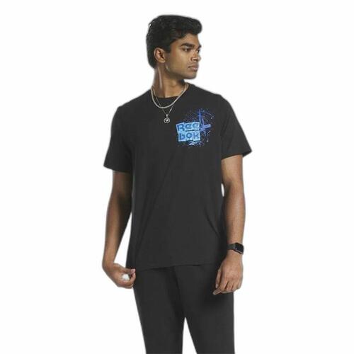Kortærmet T-shirt til Mænd Reebok Graphic Series Sort M