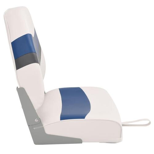 Foldbare bådsæder 2 stk. 44x38x55 cm sort