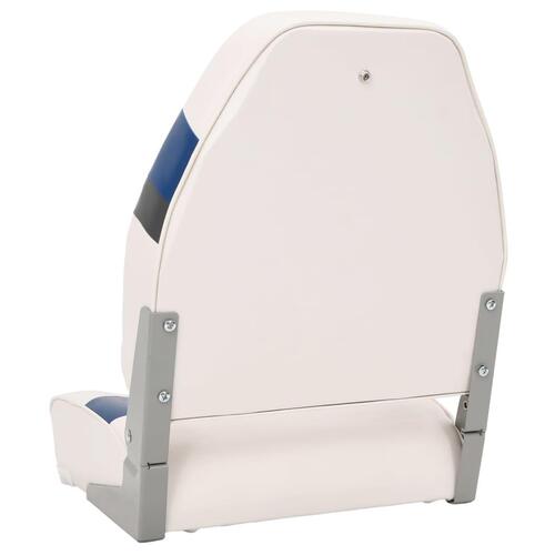 Foldbare bådsæder 2 stk. 44x38x55 cm sort