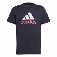Børne Kortærmet T-shirt Adidas Essentials Mørkeblå 15-16 år