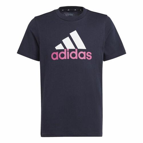 Børne Kortærmet T-shirt Adidas Essentials Mørkeblå 15-16 år