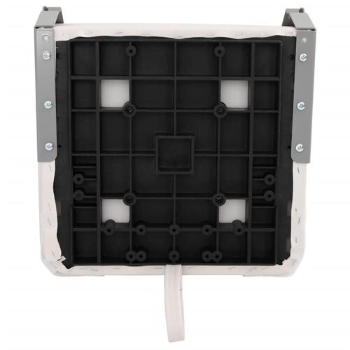 Foldbare bådsæder 2 stk. 44x38x55 cm sort
