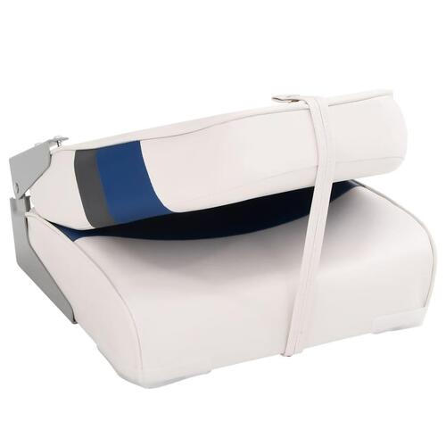 Foldbare bådsæder 2 stk. 44x38x55 cm sort