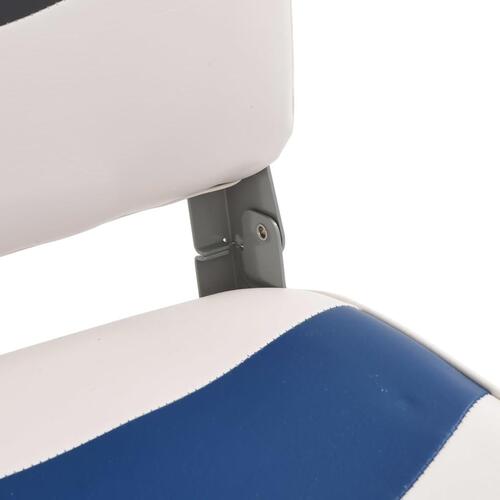 Foldbare bådsæder 2 stk. 44x38x55 cm sort