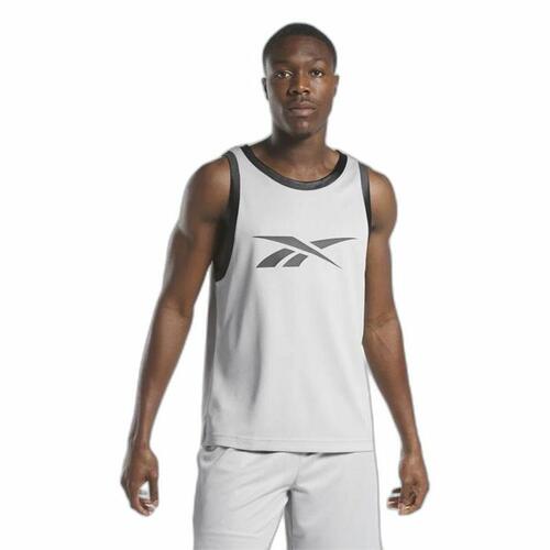 Basketballstrøje Reebok Lysegrå M