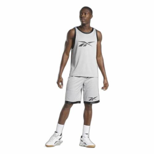 Basketballstrøje Reebok Lysegrå M