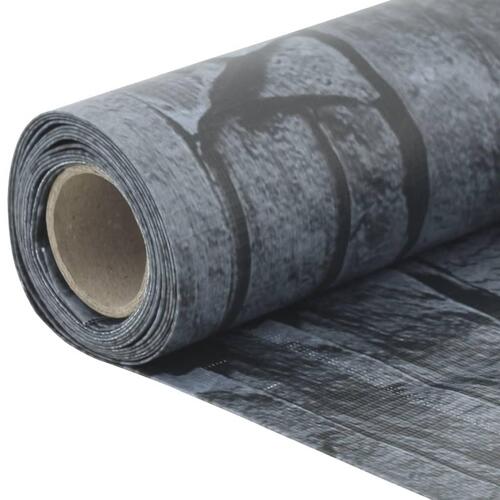 Altanafskærmning 600x120 cm PVC stendesign grå