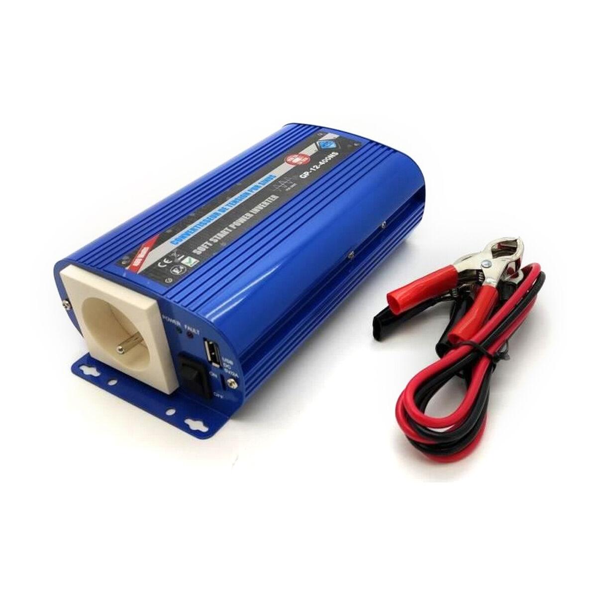 HTC EQUIPEMENT HTC433200 omformer 220 V/12 V - 400 W billede