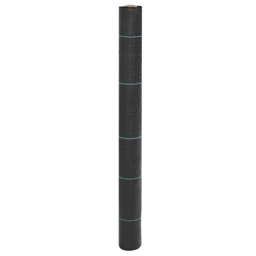 Ukrudtsdug 1 × 150 m - sort PP, 100 g/m²