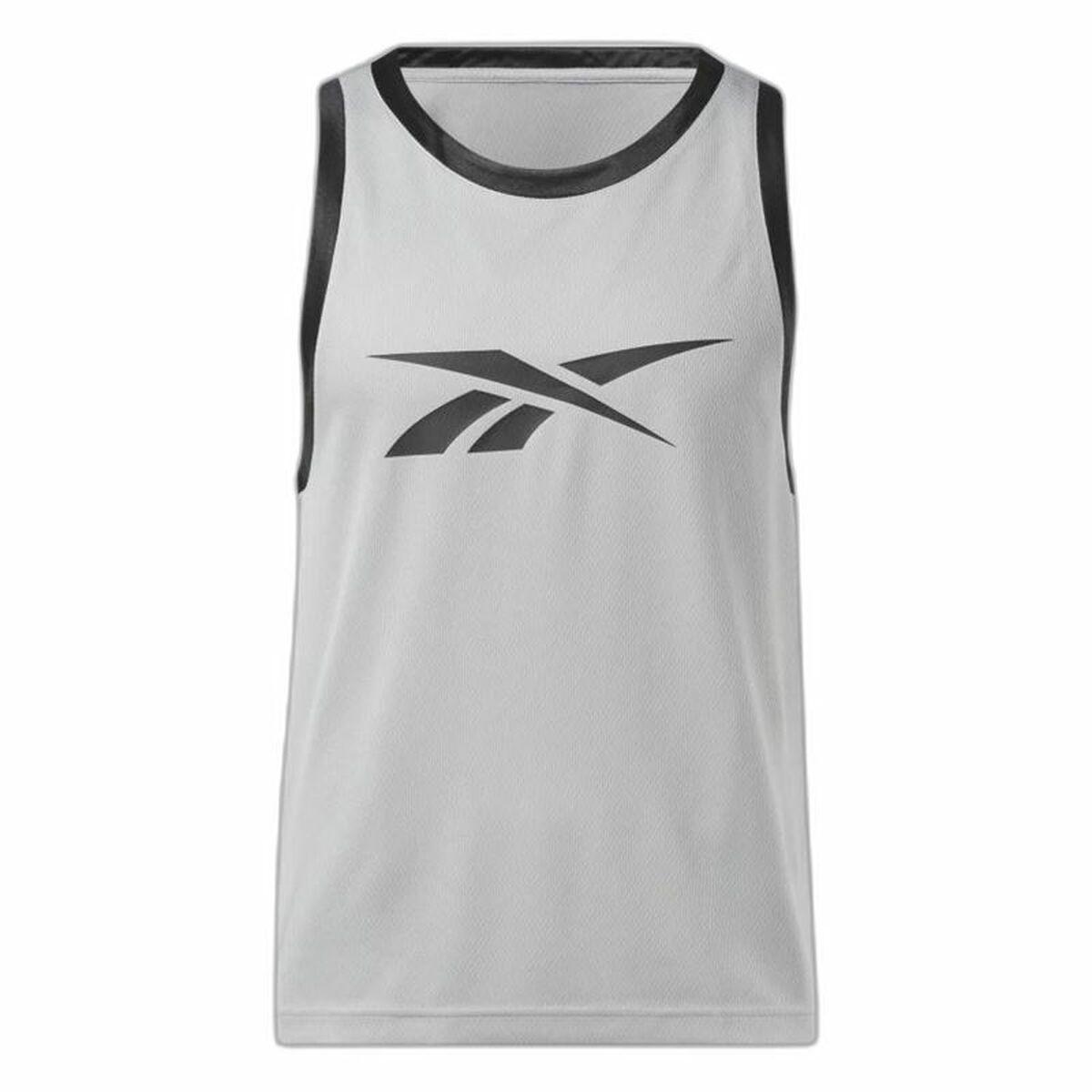 Basketballstrøje Reebok Lysegrå L