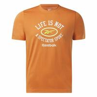 Kortærmet T-shirt til Mænd Reebok Graphic Series Orange S