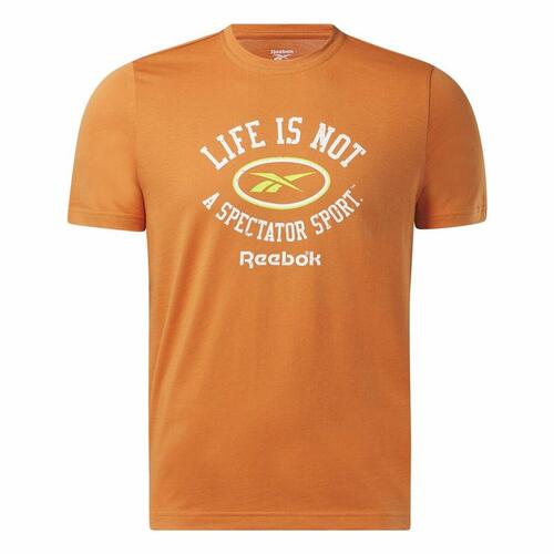 Kortærmet T-shirt til Mænd Reebok Graphic Series Orange S