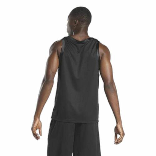 Basketballstrøje Reebok Sort L