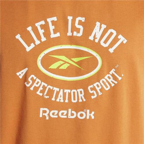 Kortærmet T-shirt til Mænd Reebok Graphic Series Orange S
