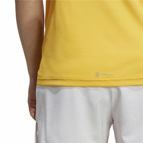 Kortærmet T-shirt til Mænd Adidas Run It Gul S