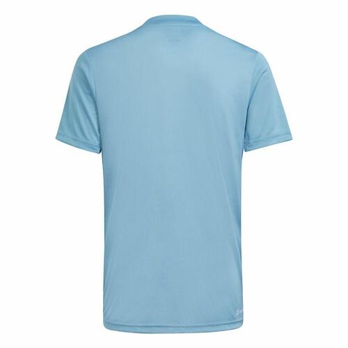 Børne Kortærmet T-shirt Adidas Training Essentials Lyseblå 9-10 år