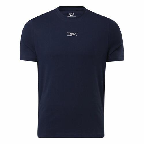 Kortærmet T-shirt til Mænd Reebok GS Tailgate Team Mørkeblå L