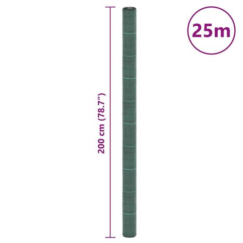 Ukrudtsdug 2x25 m PP grøn