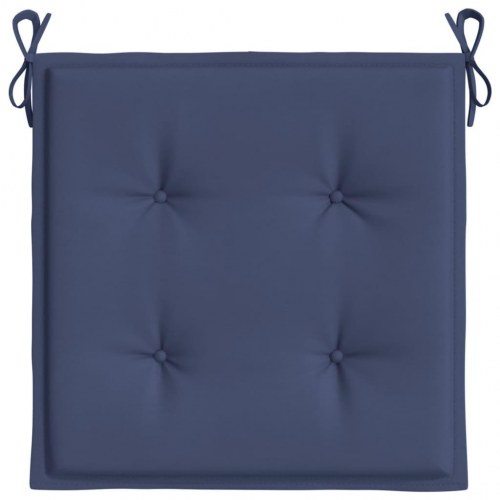 Pallehynder 2 stk. - 40 × 40 × 4 cm i oxfordstof, marineblå