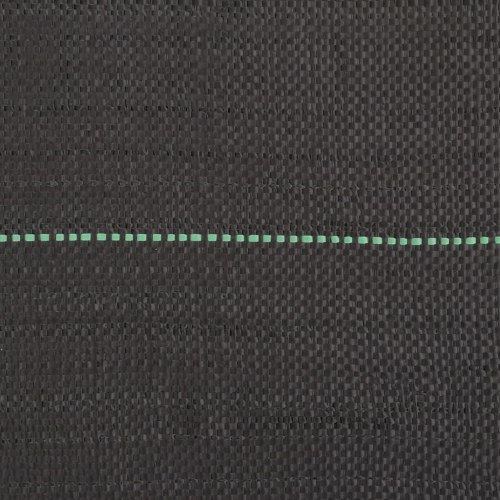 Ukrudtsdug 4 × 10 m - sort PP, 150 g/m²