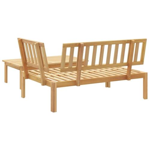 Sofamoduler 2 stk. til pallesofa massivt akacietræ
