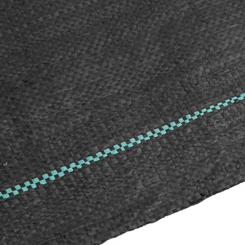 Ukrudtsdug 1,5 × 10 m - sort PP, 100 g/m²