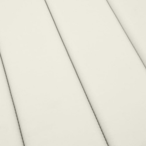Hynde til liggestol 200 x 70 x 4 cm - meleret cremefarvet