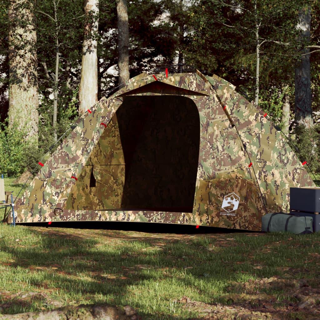4-personers fisketelt quick-release camouflage billede