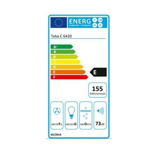 Konventions-emhætte Teka C6420BK 60 cm 375 m3/h 73 dB 316W (OUTLET A)