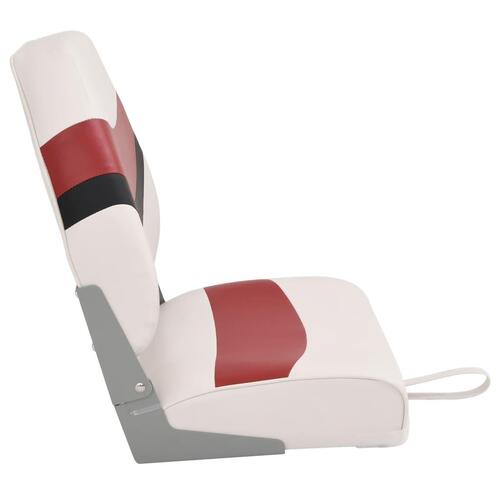 Foldbare bådsæder 2 stk. 44x38x55 cm sort