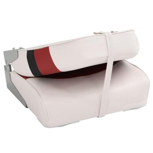 Foldbare bådsæder 2 stk. 44x38x55 cm sort