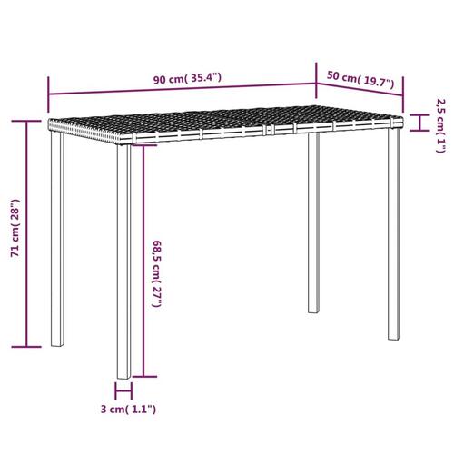 Sofasæt med hynder 5 dele L-facon polyrattan sort