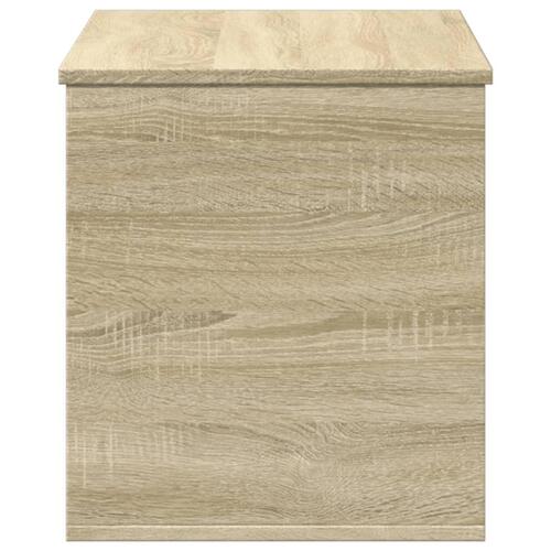 Opbevaringsboks 100x42x46 cm konstrueret træ sonoma-eg