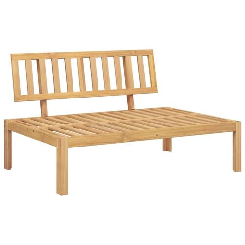 Midtermodul til pallesofa massivt akacietræ