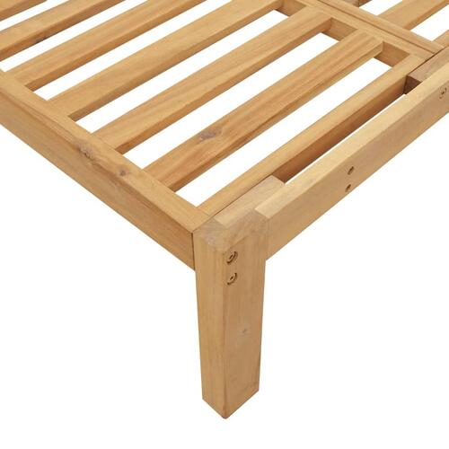 Midtermodul til pallesofa massivt akacietræ