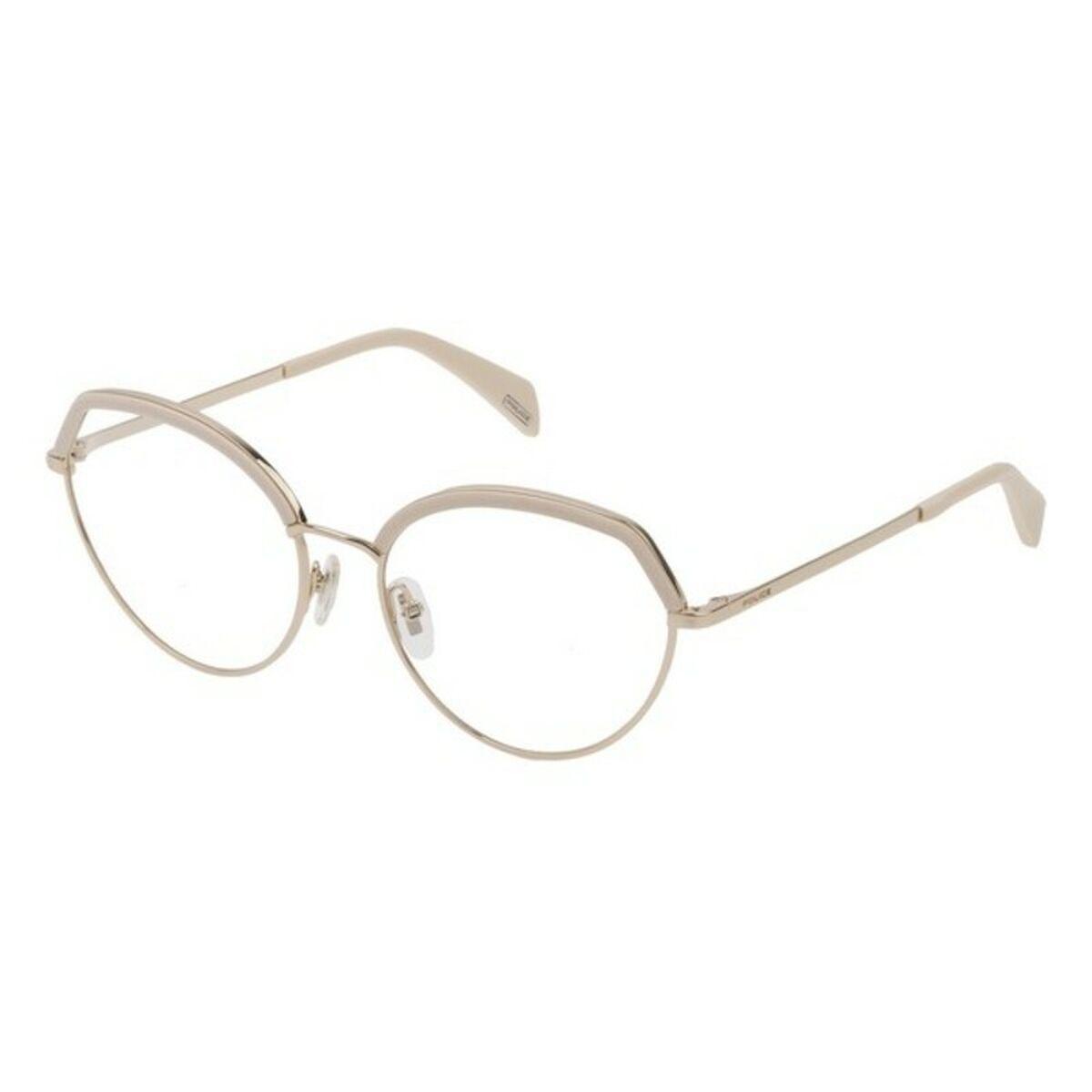 Police brillestel VPL9320594 - gylden metal, Ø 55 mm