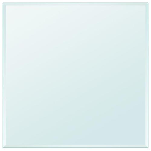 Bordplade hærdet glas firkant 700 x 700 mm