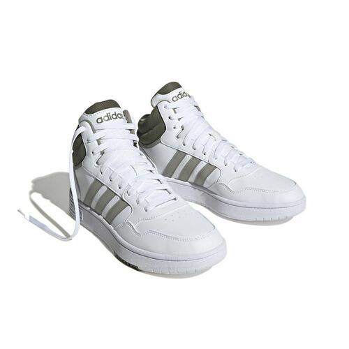 Basketballsko til voksne Adidas Hoops 3.0 Mid Hvid 42 2/3