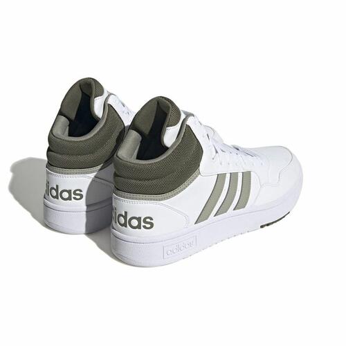 Basketballsko til voksne Adidas Hoops 3.0 Mid Hvid 42 2/3