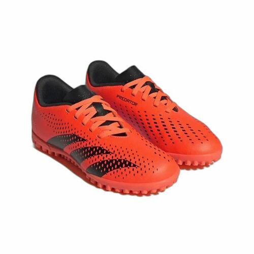 Indendørs fodboldstøvler til børn Adidas Predator Accuracy.4 TF Orange Unisex 38 2/3