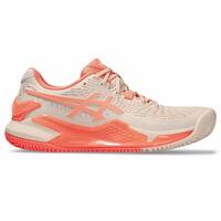 Tennissko til damer Asics Gel-Resolution 9 Clay Laksefarvet 37