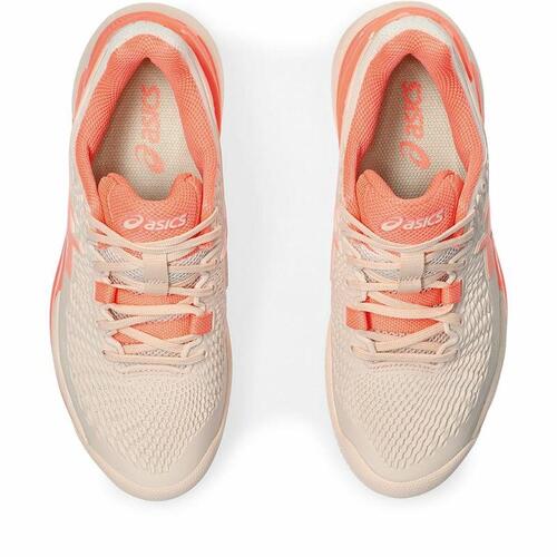 Tennissko til damer Asics Gel-Resolution 9 Clay Laksefarvet 37